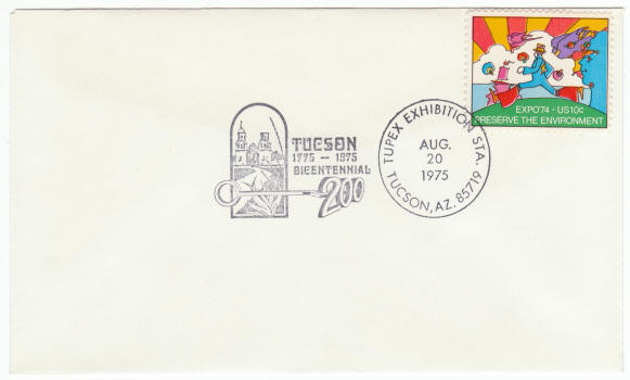 Scott #1527 Expo 74 Worlds Fair TUPEX Cover Peter Max Art