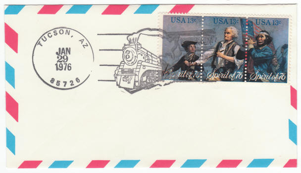 Scott #1629 1630 1631 The Spirit Of 76 Freedom Train Cover