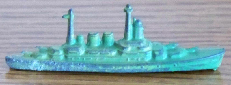 Cracker Jack 1930s Tootsie Toy Battleship Prize