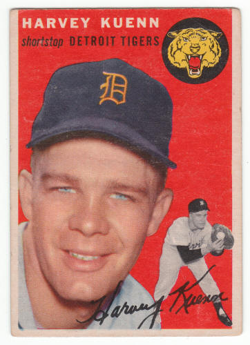 1954 Topps Harvey Kuenn #25 Rookie Card