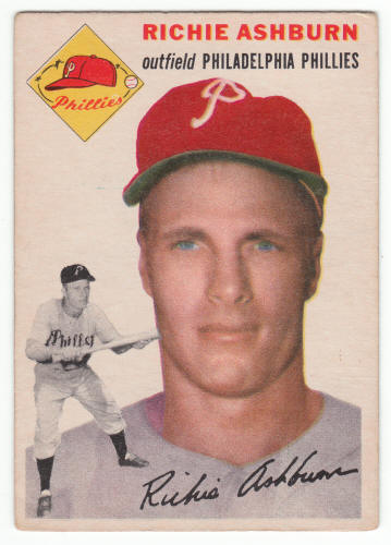 1954 Topps Richie Ashburn #45