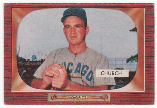 1955 Bowman Emory Bubba Church #273