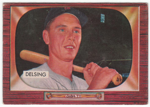 1955 Bowman Jim Delsing #274 front