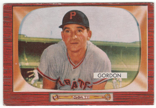 1955 Bowman #163 Sid Gordon front