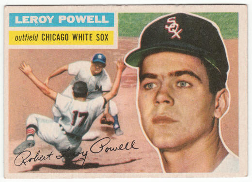 1956 Topps Baseball #144 Leroy Powell Rookie Card