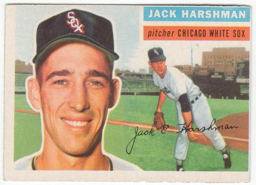 1956 Topps Baseball #29 Jack Harshman