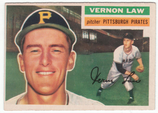 1956 Topps Vern Law #252
