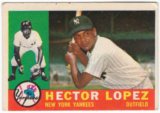 1960 Topps Baseball #163 Hector Lopez