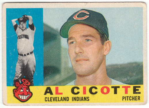 1960 Topps Baseball #473 Al Cicotte