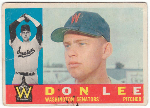 1960 Topps Baseball #503 Don Lee