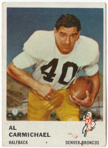1961 Fleer Football #145 Al Carmichael