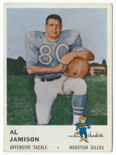 1961 Fleer #173 Al Jamison Rookie Card front