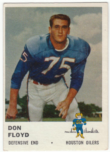 1961 Fleer Don Floyd #176 Card