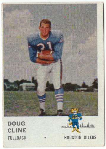 1961 Fleer Football #169 Doug Cline