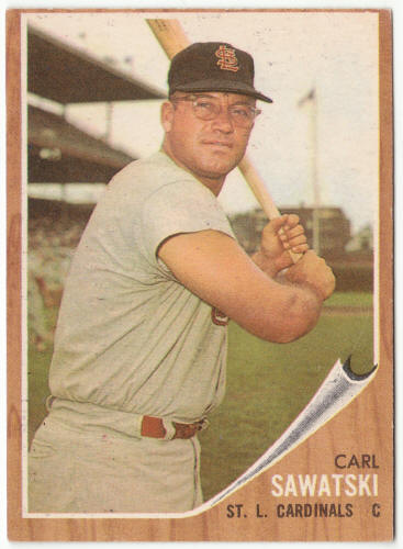 1962 Topps Baseball #106 Carl Sawatski
