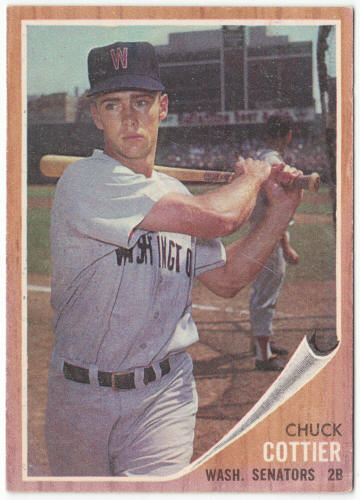 1962 Topps Baseball #27 Chuck Cottier front