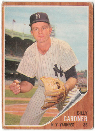 1962 Topps Baseball #338 Billy Gardner front