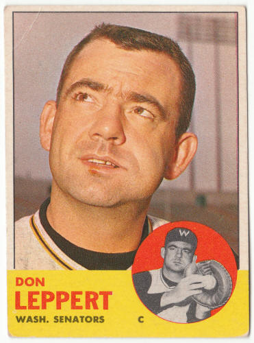 1963 Topps Baseball #243 Don Leppert
