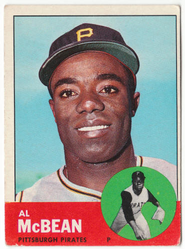 1963 Topps Baseball #387A Al McBean