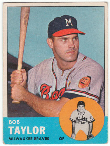 1963 Topps Bob Taylor #481