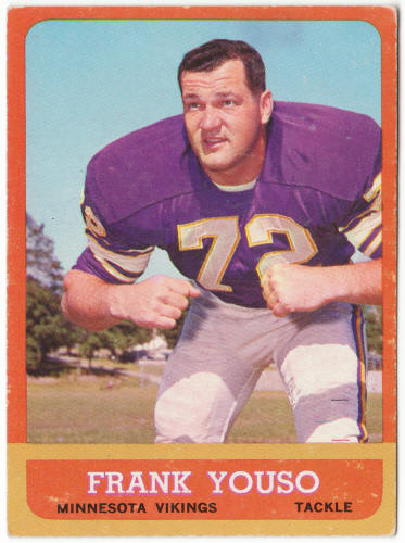 1963 Topps Football #102 Frank Youso