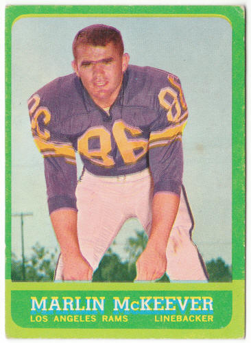 1963 Topps Football #46 Marlin McKeever Rookie Card