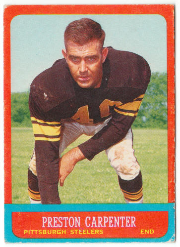 1963 Topps Football #126 Preston Carpenter