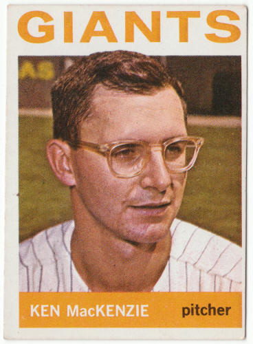 1964 Topps Baseball #297 Ken MacKenzie