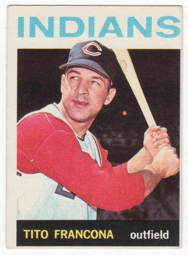 1964 Topps Tito Francona #583 front