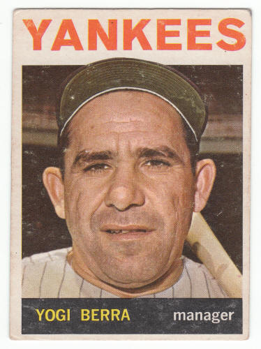 1964 Topps Baseball Yogi Berra Manager #21 front