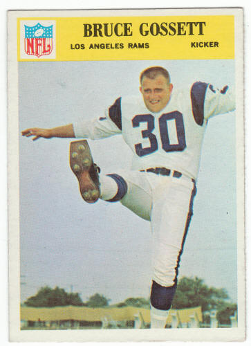 1966 Philadelphia Gum #95 Bruce Gossett Rookie Card front