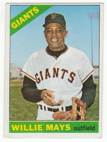 1966 Topps Willie Mays #1 front
