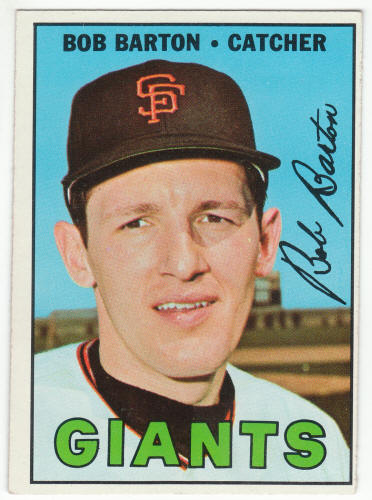 1967 Topps Baseball #462 Bob Barton