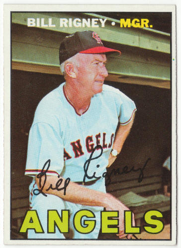 1967 Topps #494 Bill Rigney front