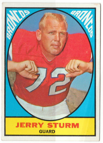 1967 Topps Football #39 Jerry Sturm