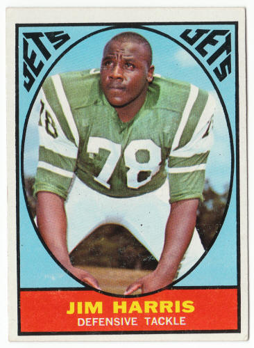 1967 Topps Football #94 Jim Harris Rookie Card