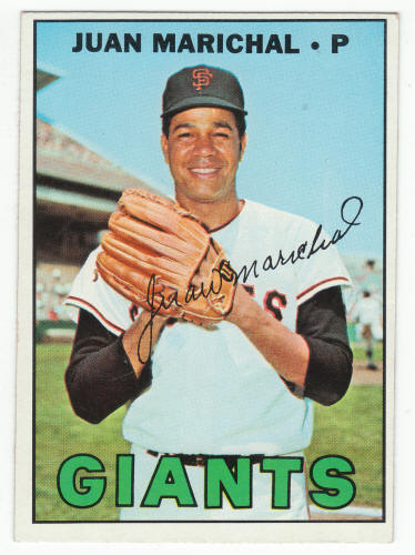 1967 Topps Juan Marichal #500 front
