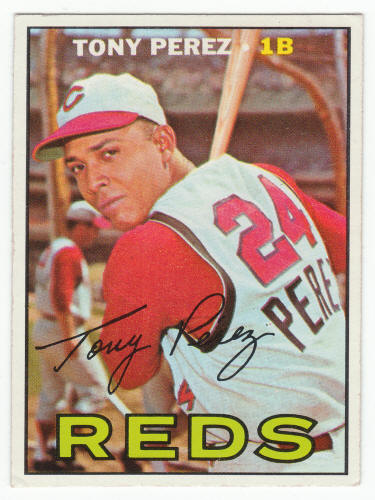 1967 Topps Tony Perez Short Print 476
