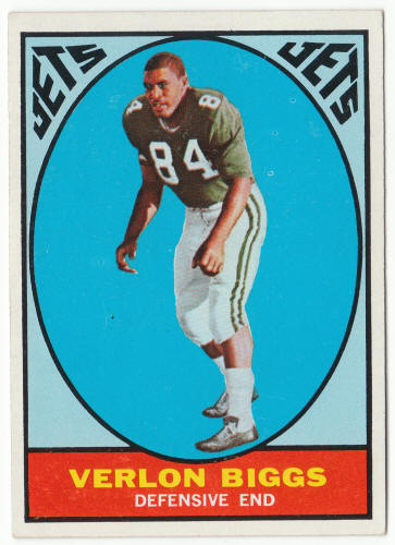 1967 Topps #91 Verlon Biggs front