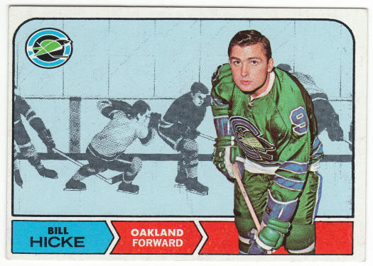 1968-69 Topps Hockey #86 Bill Hicke
