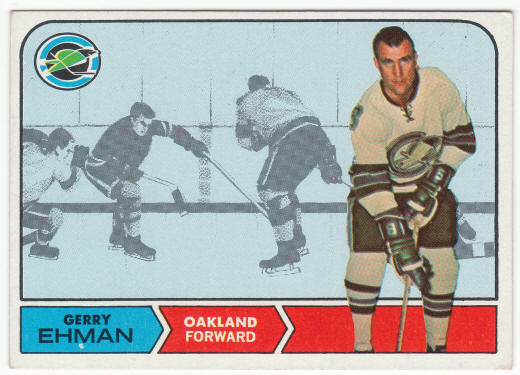 1968-69 Topps Hockey #84 Gerry Ehman