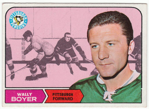 1968-69 Topps Hockey #105 Wally Boyer