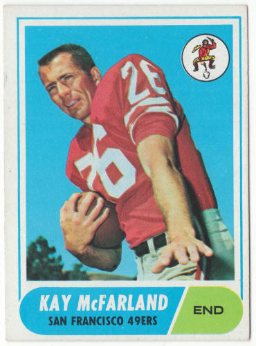 1968 Topps Football #113 Kay McFarland Rookie Card