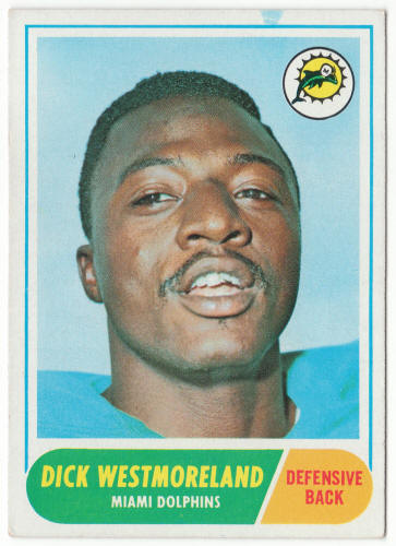 1968 Topps Football #118 Dick Westmoreland