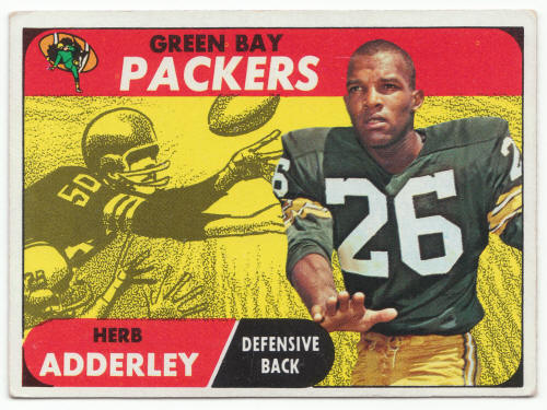 1968 Topps Football #131 Herb Adderley front