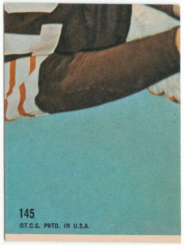 1968 Topps Football #145 E J Holub