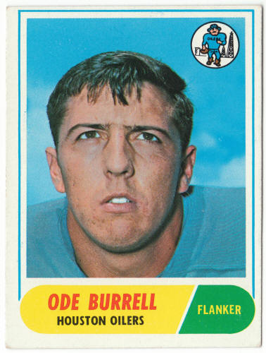 1968 Topps Football #146 Ode Burrell