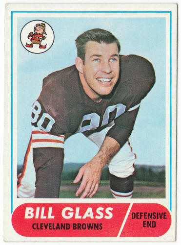1968 Topps Football #154 Bill Glass