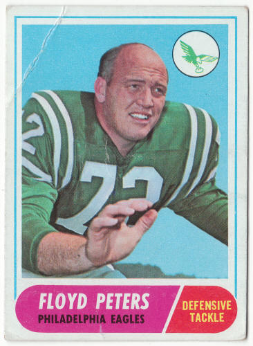 1968 Topps Football #188 Floyd Peters
