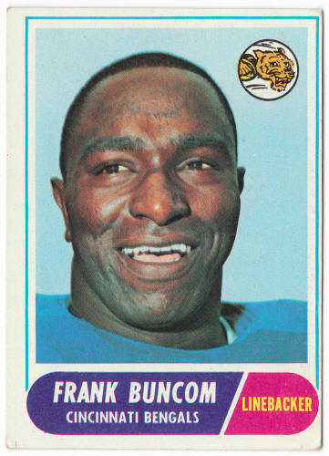 1968 Topps Football #18 Frank Buncom